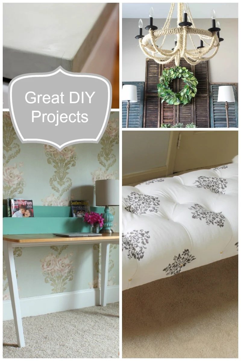 Get your Handmade on with these great projects! Build a desk, revamp a light fixture, make your own bench, plus striking room makeovers and more!