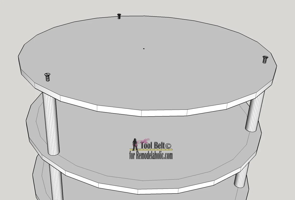 Handmade Rotating Shoe Rack Plans on Bekob.com