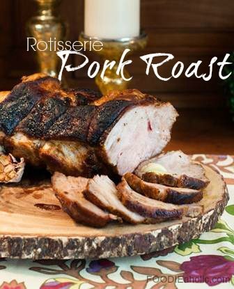 Rotisserie Pork Roast | FOODIEaholic.com #recipe #cooking #rotisserie #pork