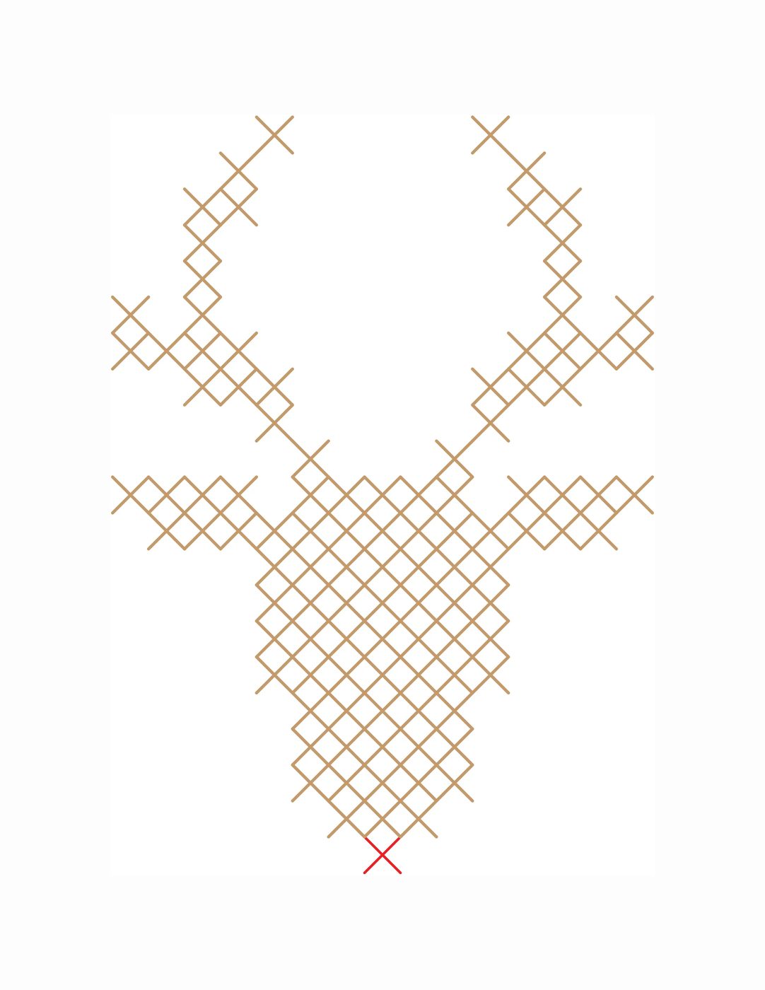 Reindeer pattern printable