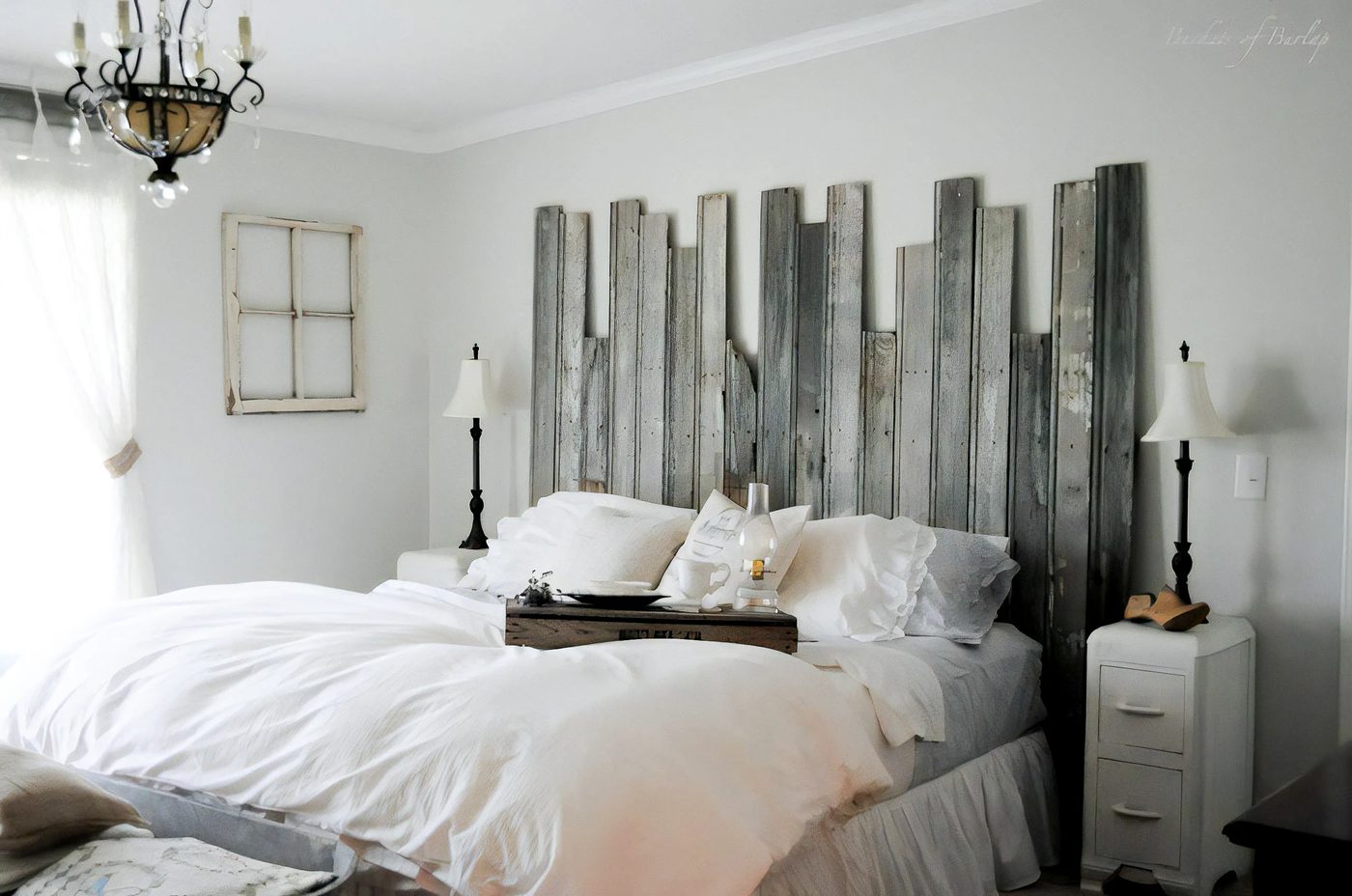 4 Barn Wood Headboard 021205