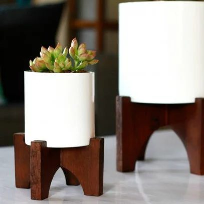 Scrap Project, Modern Tabletop Planters