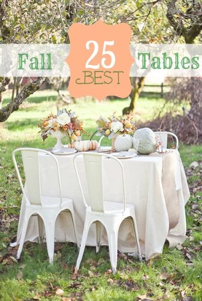 Fall Tablescapes Pin