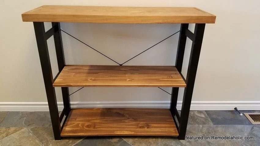 Rustic Modern IKEA method Bookshelf, Final Shelf