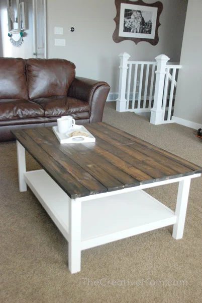 Plank Top Coffee Table