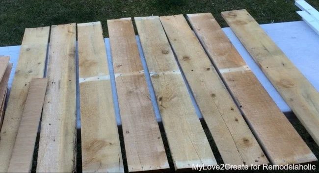 pallet wood into rustic industrial wall letters