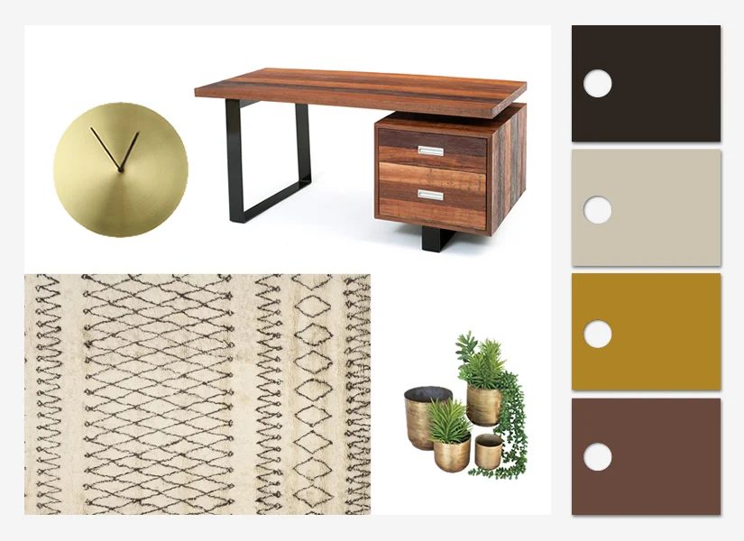 Rustic Modern Home Office Design Inspiration & Tips