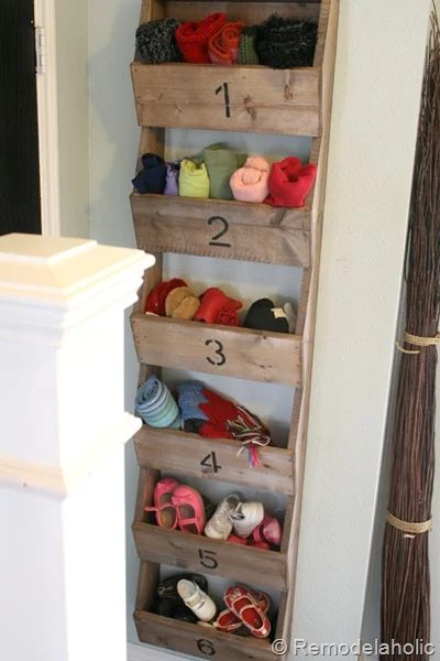 building plans for rustic wall storage bins, Bekob