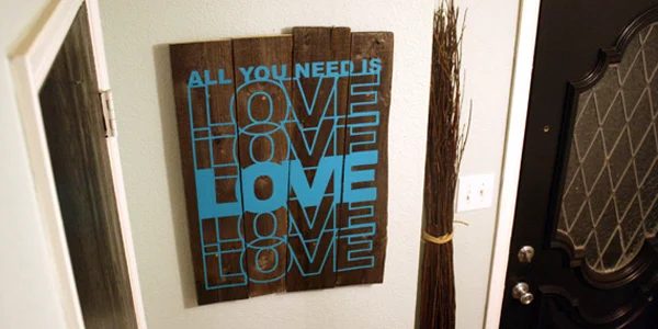 Rustic Vinyl Wall Decal Art walkthrough