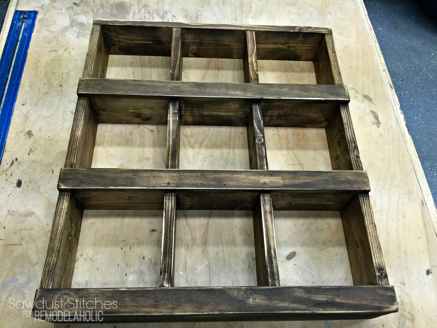 Rustic Handmade Wall Cubby Shelf Building walkthrough