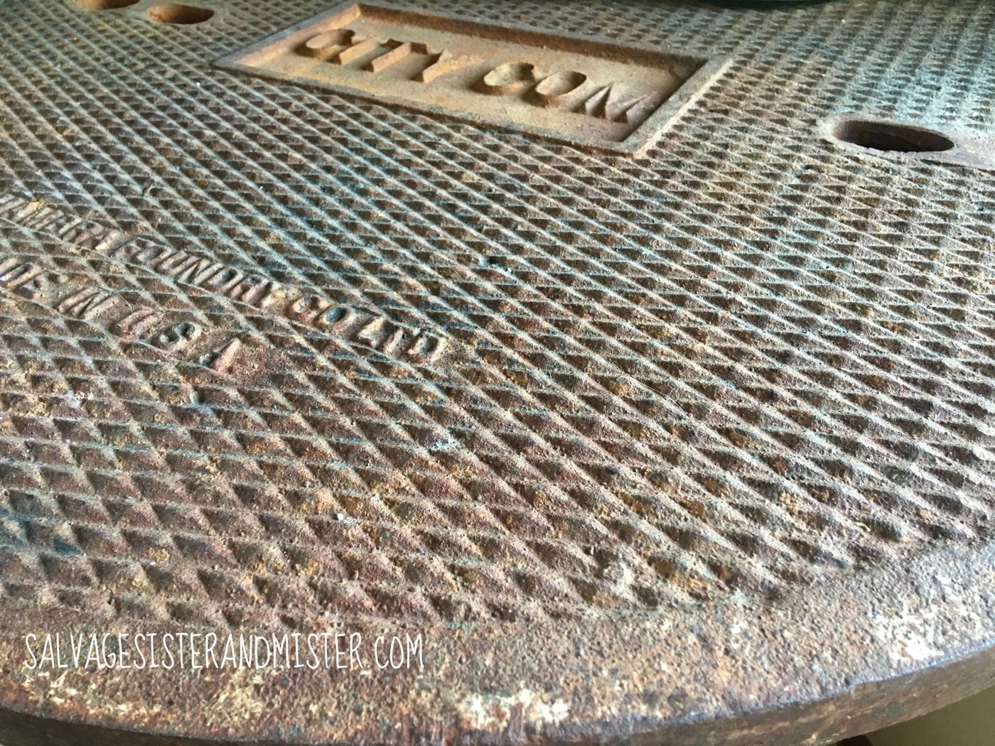 Upcycled junk Handmade'ed into industrial table by Salvage Sister and Mister featured on @Bekob