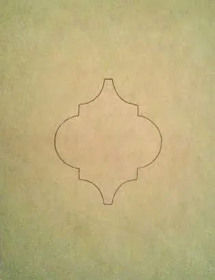 moroccan trellis quatrefoil lattice template stencil, The Palette Muse featured on Bekob