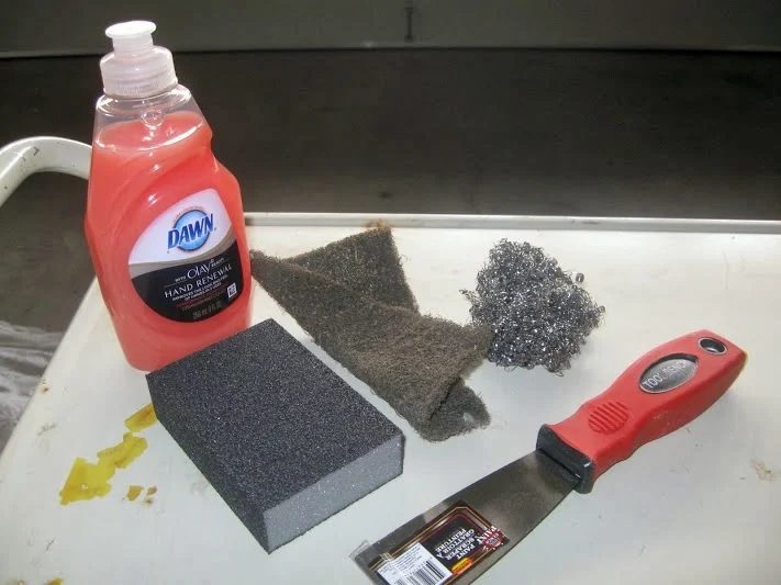how to clean an old metal cart before painting, The Palette Muse featured on Bekob