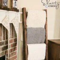 Handmade-Wooden-Blanket-Ladder