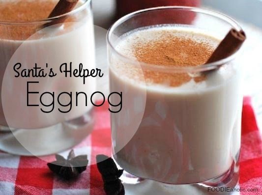 Santa's Helper Eggnog | FOODIEaholic.com #recipe #cooking #beverage #drink #eggnog #holiday #Christmas #healthy #diet #coconut