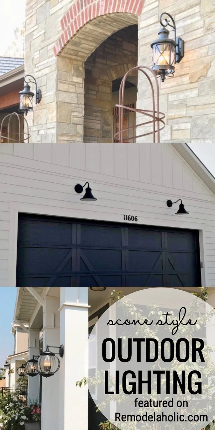 Sconce Style Outdoor Lighting Design options And Inspiration Featured On Bekob.com