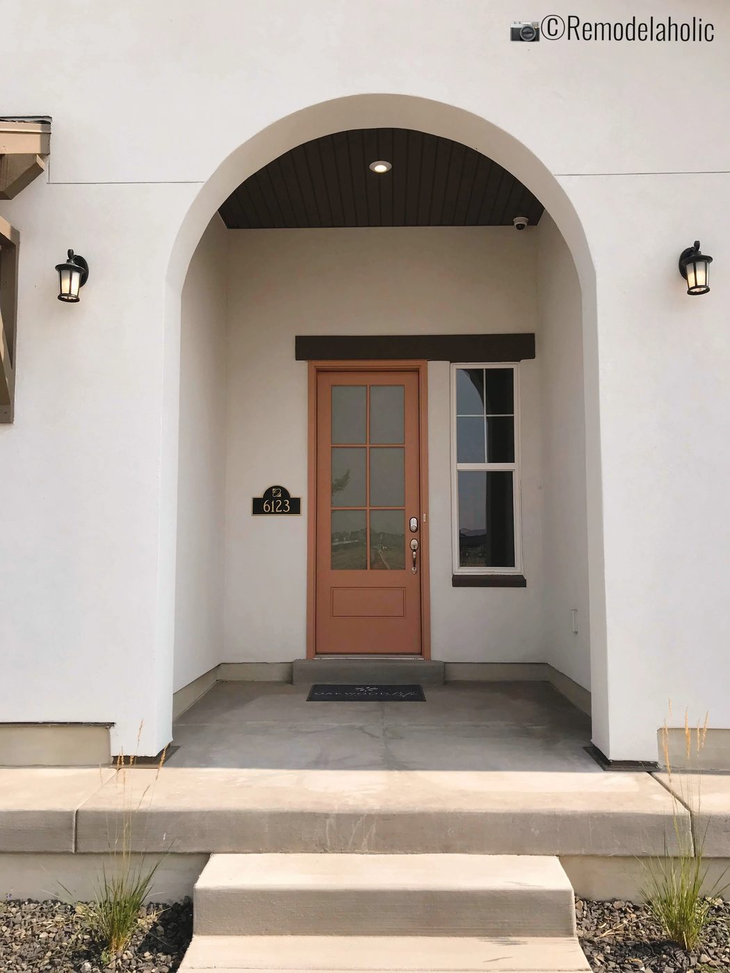 Traditional sconces for exterior lighting, SLPH 2018 Home 18 Oakwood Homes, Photo by Bekob
