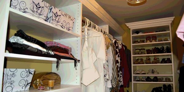 Self Assembled Master Closet Redo