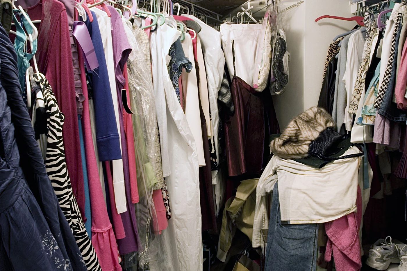 Unorganized Closet
