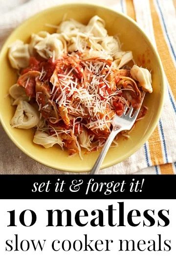 Vegetarian Slow Cooker Meals via Tipsaholic.com