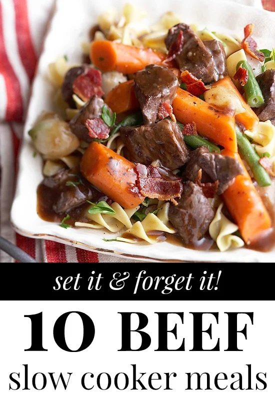 Beef Slow Cooker Meals via Tipsaholic
