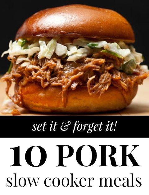 Pork Slower Cooker Recipes via Tipsaholic.com