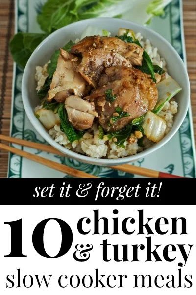 Chicken and Turkey Slow Cooker Recipes via Tipsaholic