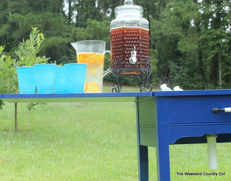 sewing cabinet into drink cooler, The Weekend Country Girl featured on Bekob