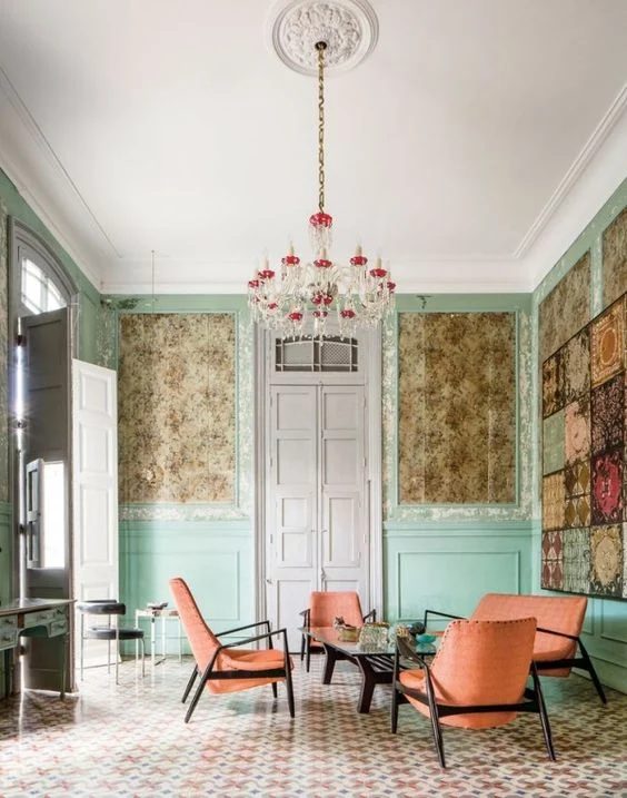 Shabby Chic Mid-Century Style Mashup | A bit of rustic style, a bit of vintage style, and a whole lot of color! Bekob.com