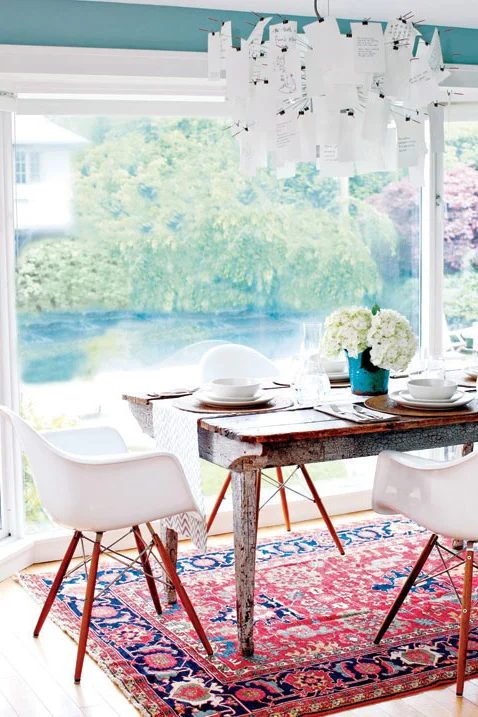 Shabby Chic Mid-Century Style Mashup | A bit of rustic style, a bit of vintage style, and a whole lot of color! Bekob.com