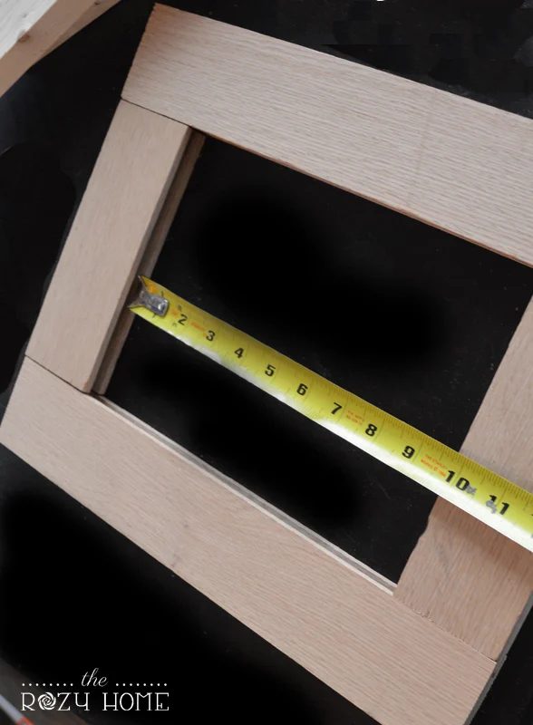 Measure the width and height of the opening.
