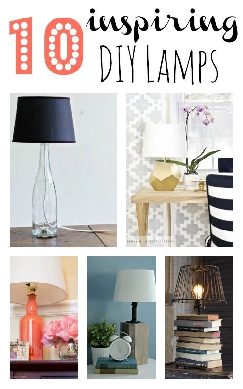 10 Inspiring Handmade Lamps via tipsaholic.com