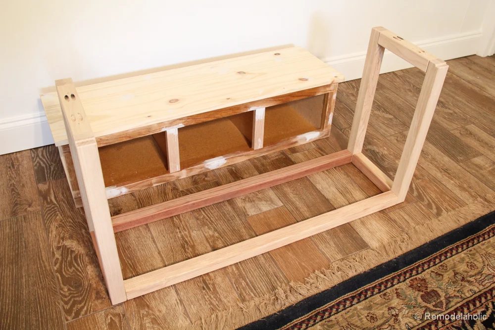Sherwin-Williams Coral Reef Painted Console Table @Bekob-2748