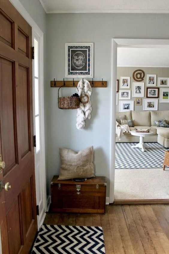 Wall color is Silver Strand from Sherwin Williams. Color Spotlight on Bekob