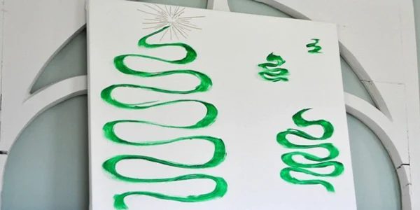 direct Christmas Tree Art Canvas
