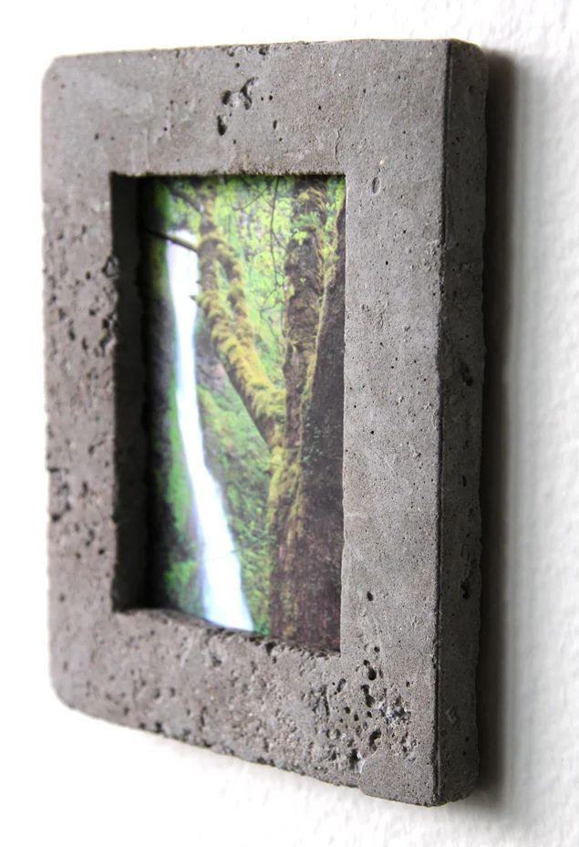 Handmade concrete picture frame walkthrough