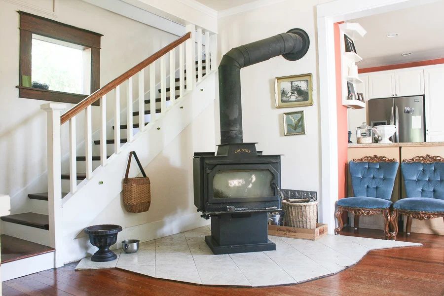 3 walkthrough For Tile To Concrete Hearth, Before And After By She Holds Dearly Featured On @Bekob