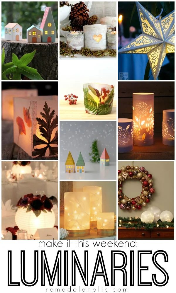 straightforward Luminaries You Can Make in a Weekend @Bekob #lights