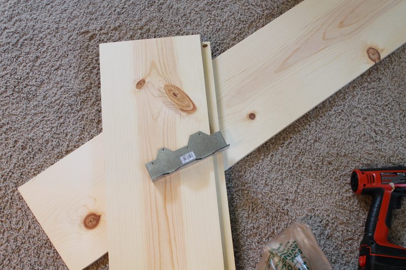materials to build handmade X sofa table, featured on Bekob.com