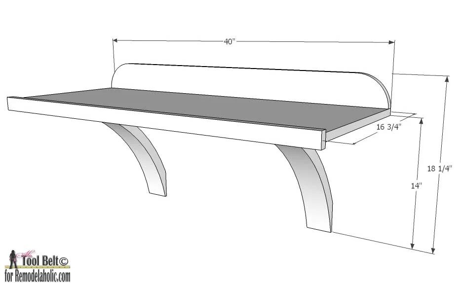 Build a direct Handmade wall desk to create a functional office nook or homework station. Free plans on @Bekob.