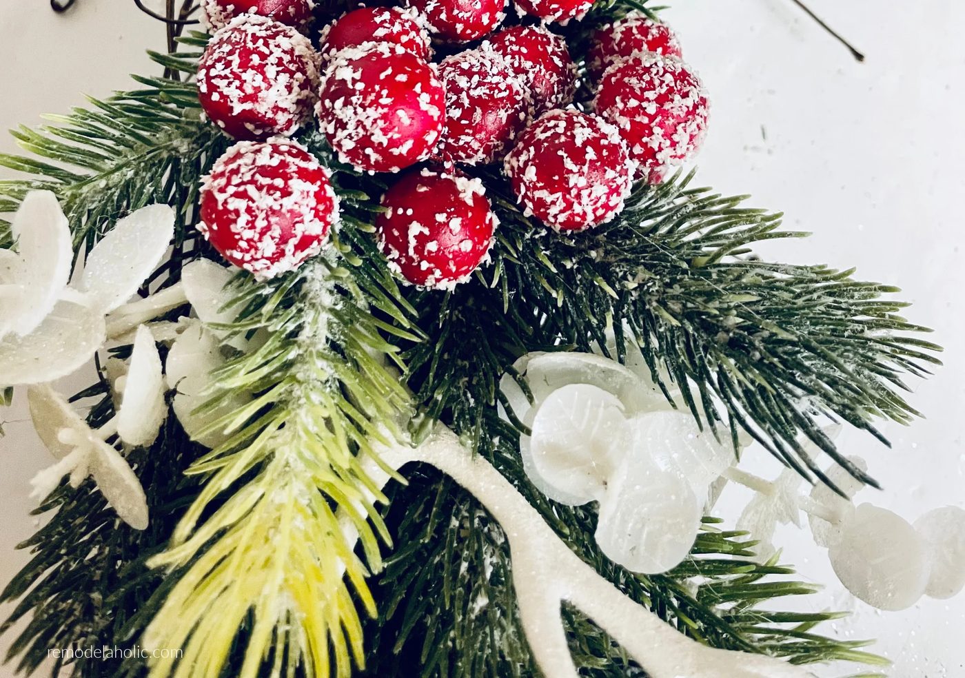 direct Christmas Wreath From Dollar Tree Materials, Bekob