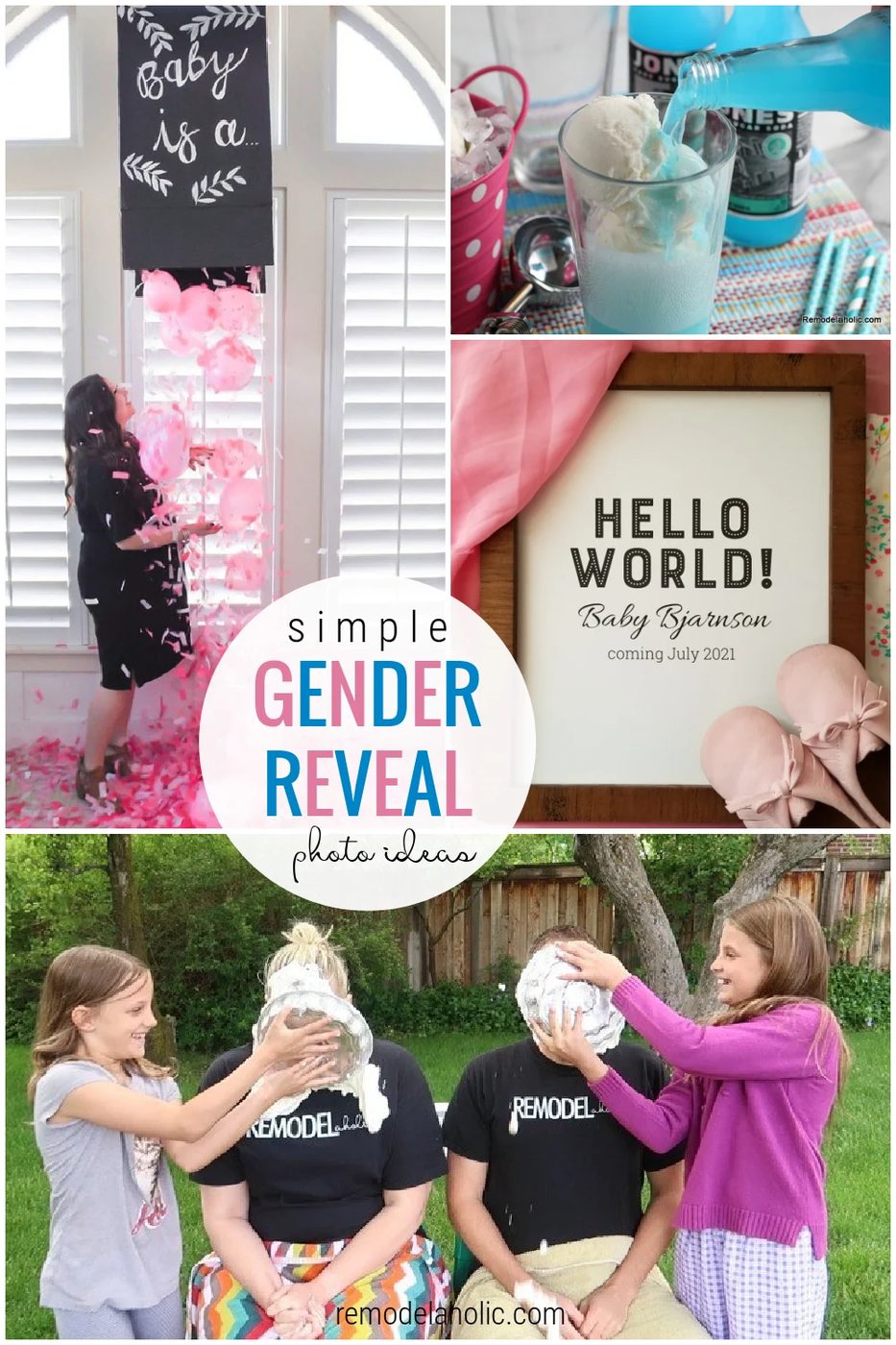 direct Gender Reveal Photo options, Bekob