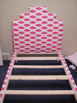 little girls upholstered bed 9