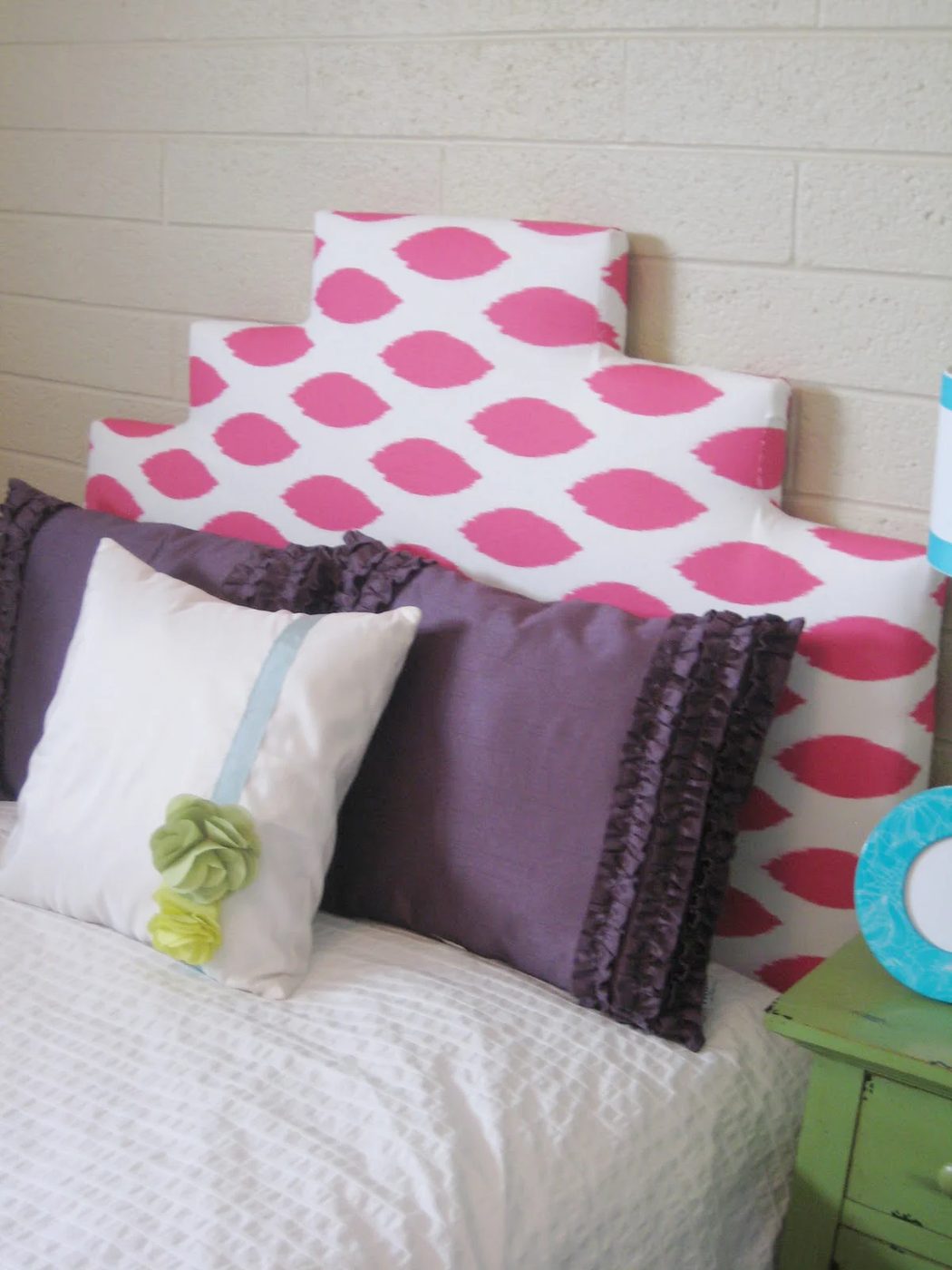 little girls upholstered bed 12