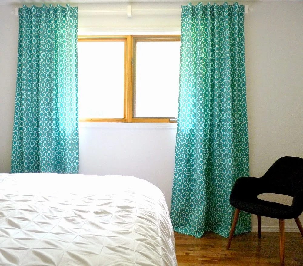 make your own back tab curtains, Dans le Lakehouse on @Bekob