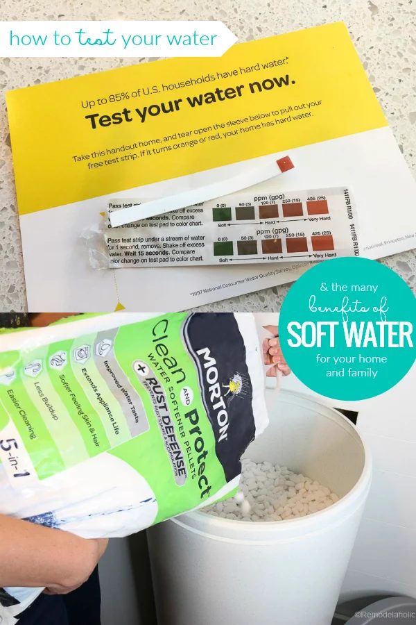 How To Test Your Water Hardness And The Benefits Of A Water Softener For Your Home And Family #Bekob