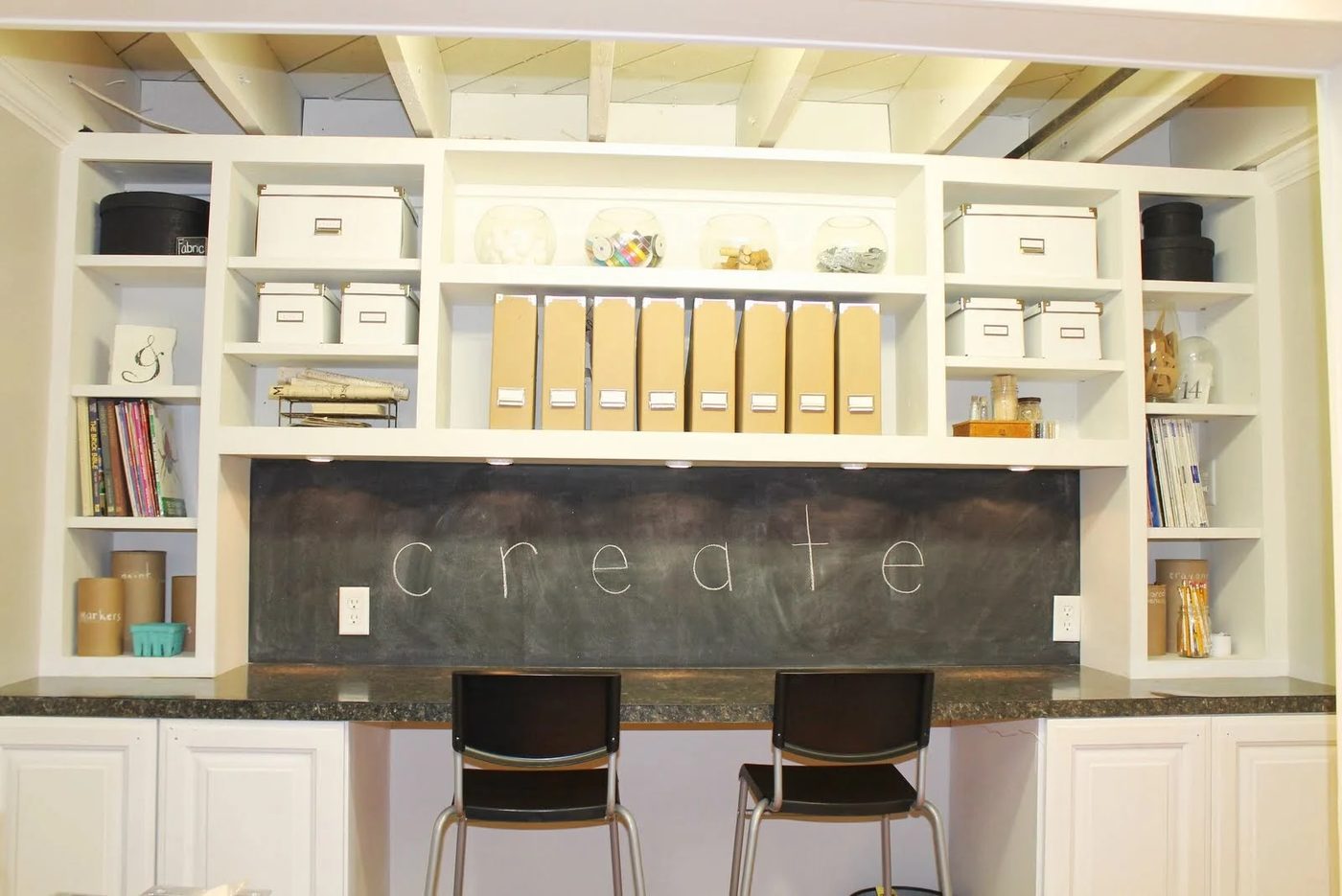 Girl Meets Carpenter craft room