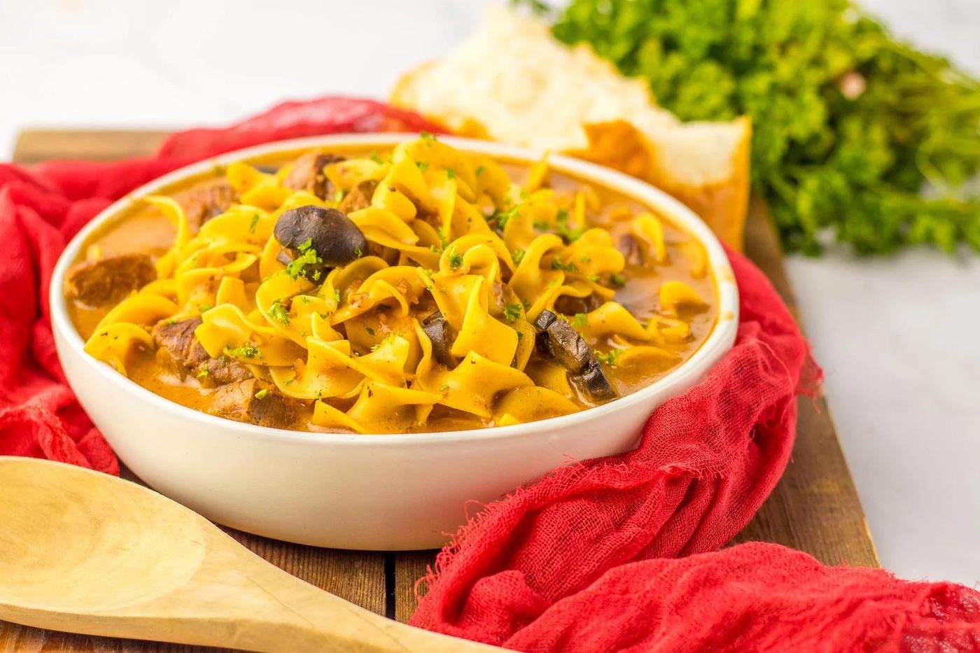 Slow Cooked Beef Stroganoff – A Cozy Delight for Cold Days