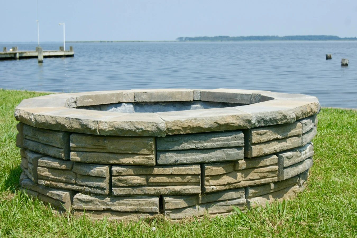 Handmade retaining wall block fire pit walkthrough -- less expensive than a kit! @Bekob