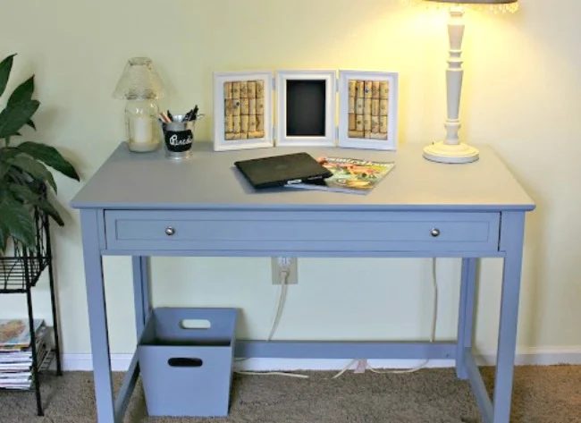 Blue desk
